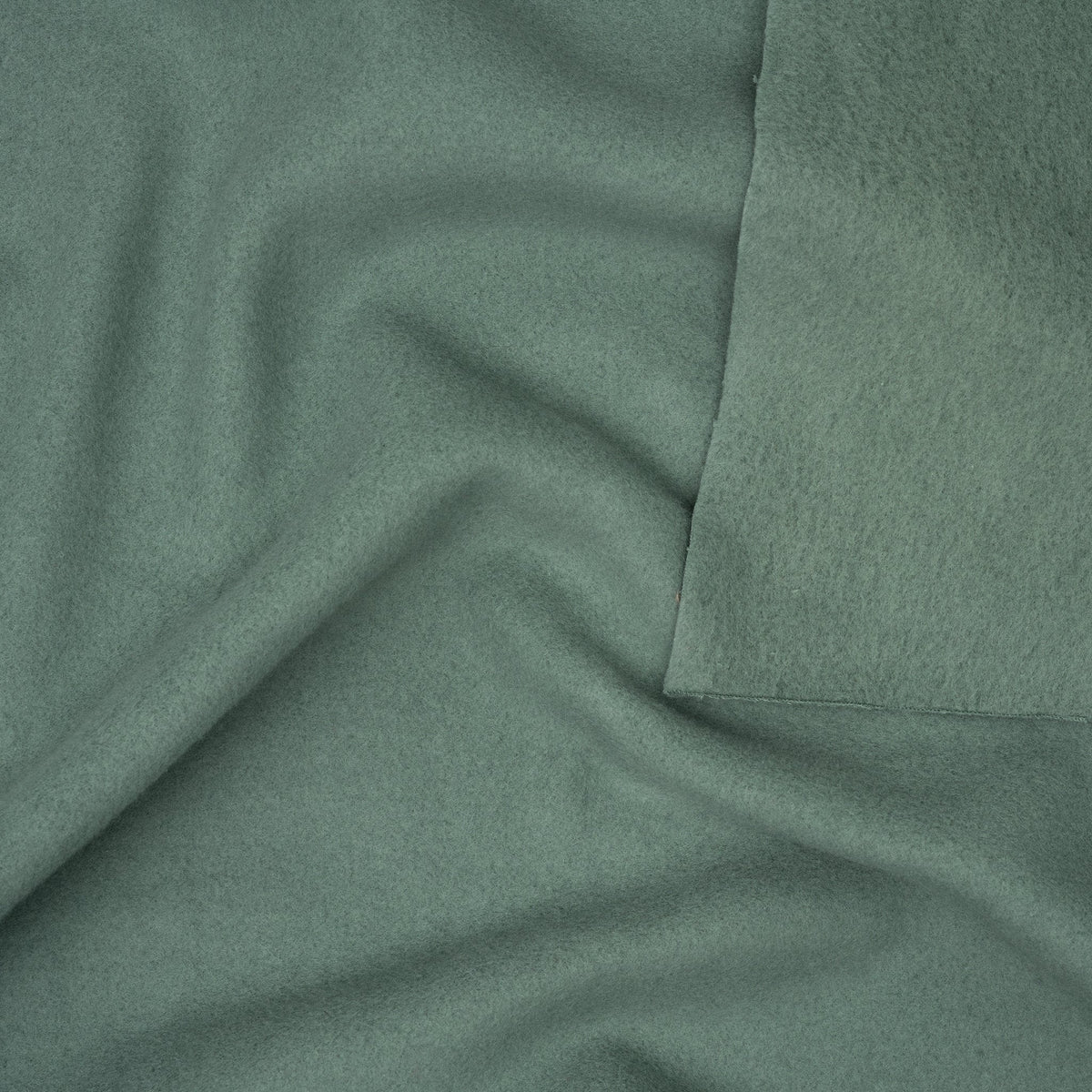 Bio Baumwollfleece Dunkelmint | Stoffwerk
