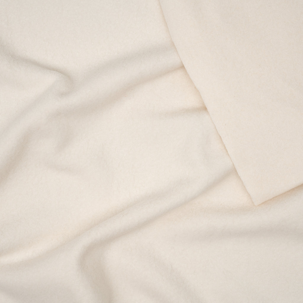 Bio Baumwollfleece Ecru | Stoffwerk