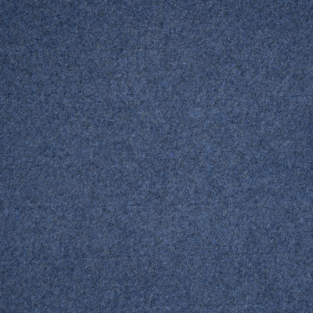 Bio Baumwollfleece Jeansblau Meliert