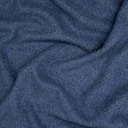 Bio Baumwollfleece Jeansblau Meliert