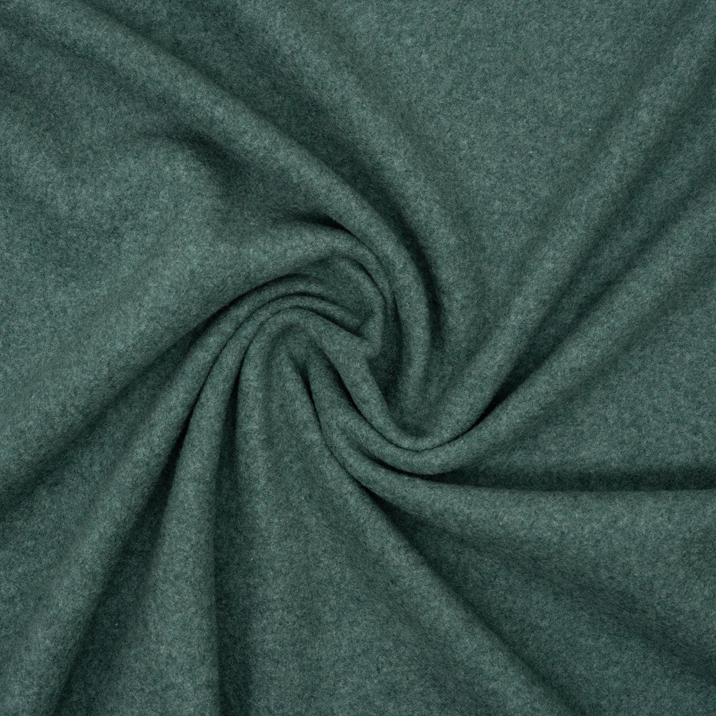 Bio Baumwollfleece Khaki | Stoffwerk