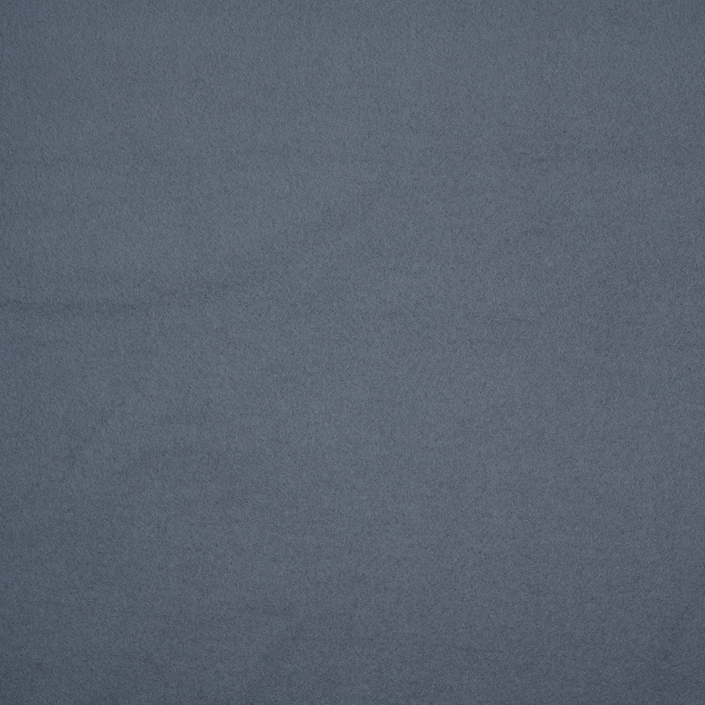 Bio Baumwollfleece Rauchblau