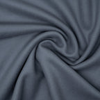 Bio Baumwollfleece Rauchblau | Stoffwerk