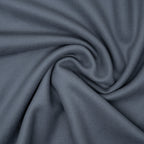 Bio Baumwollfleece Rauchblau