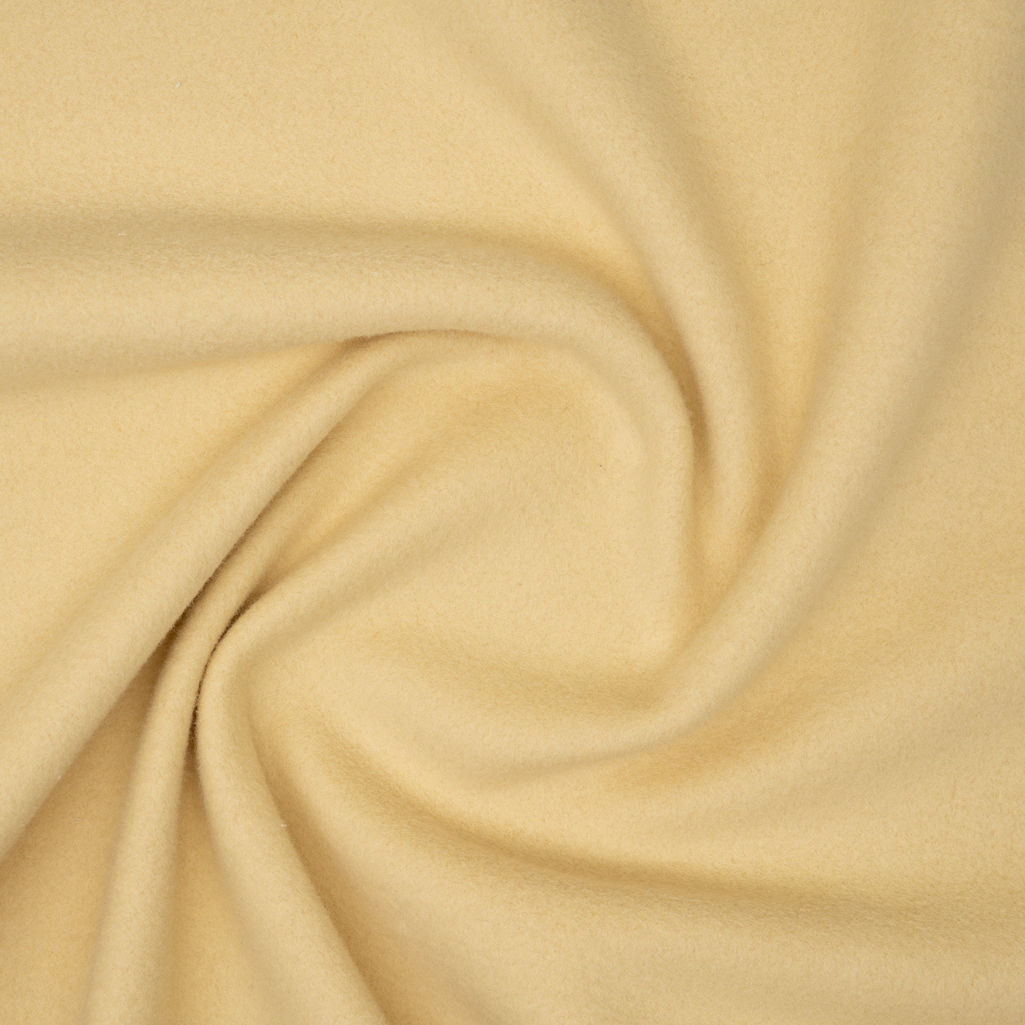 Bio Baumwollfleece Rauchgelb | Stoffwerk