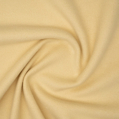Bio Baumwollfleece Rauchgelb | Stoffwerk