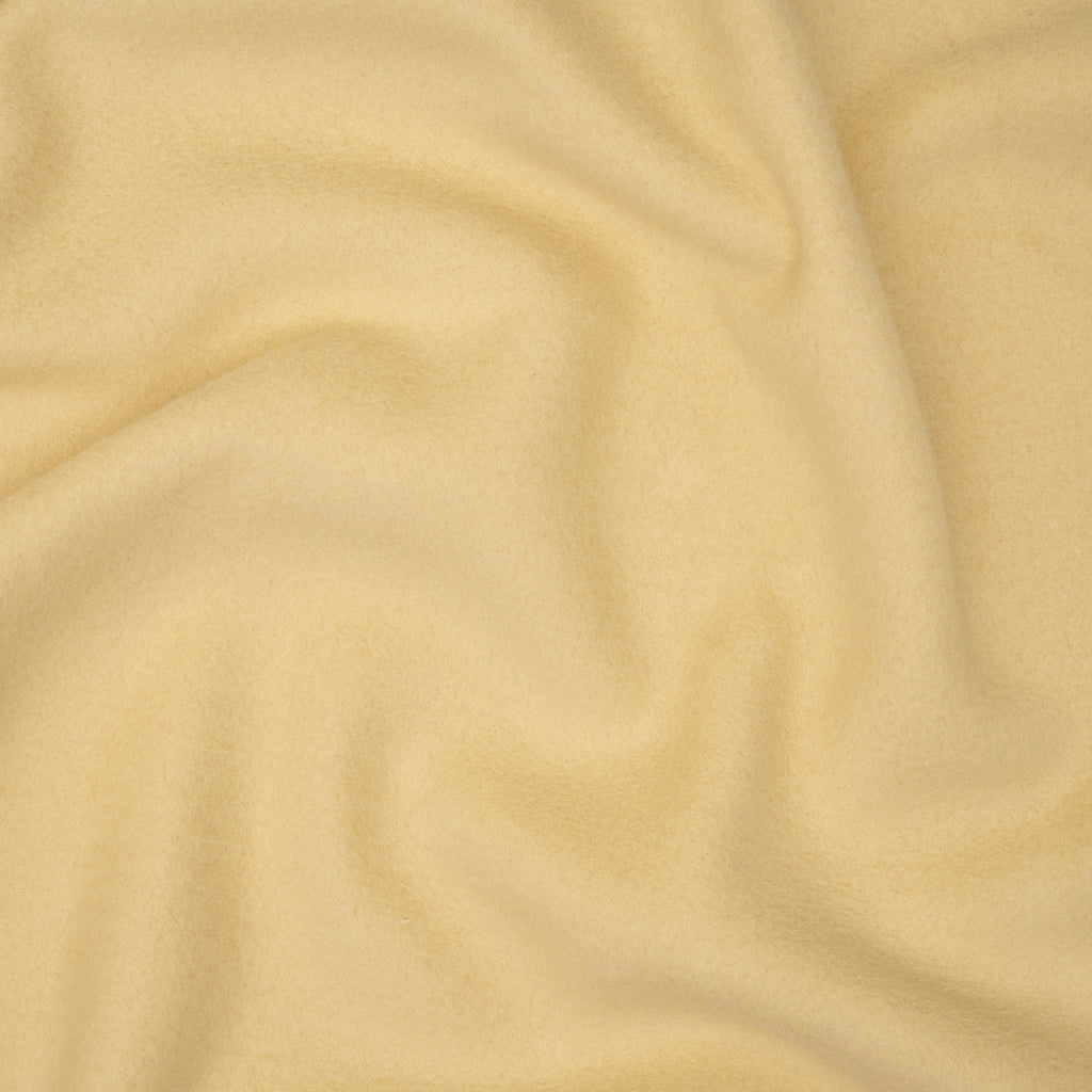 Bio Baumwollfleece Rauchgelb | Stoffwerk