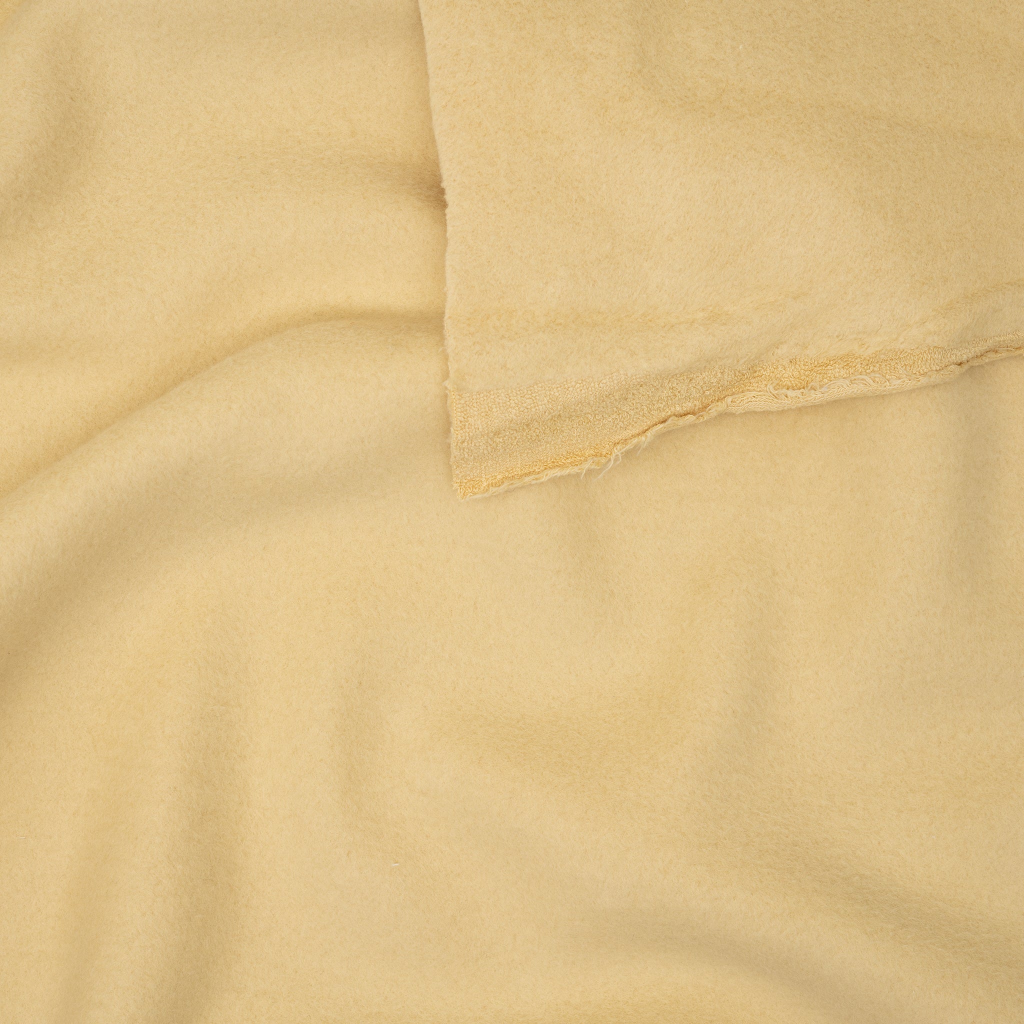 Bio Baumwollfleece Rauchgelb | Stoffwerk
