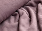 Bio Baumwollfleece Rauchlila | Stoffwerk