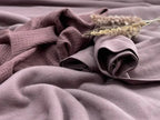 Bio Baumwollfleece Rauchlila | Stoffwerk