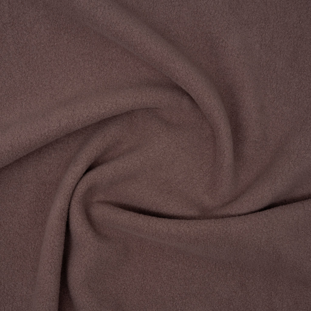 Bio Baumwollfleece Staubbraun | Stoffwerk