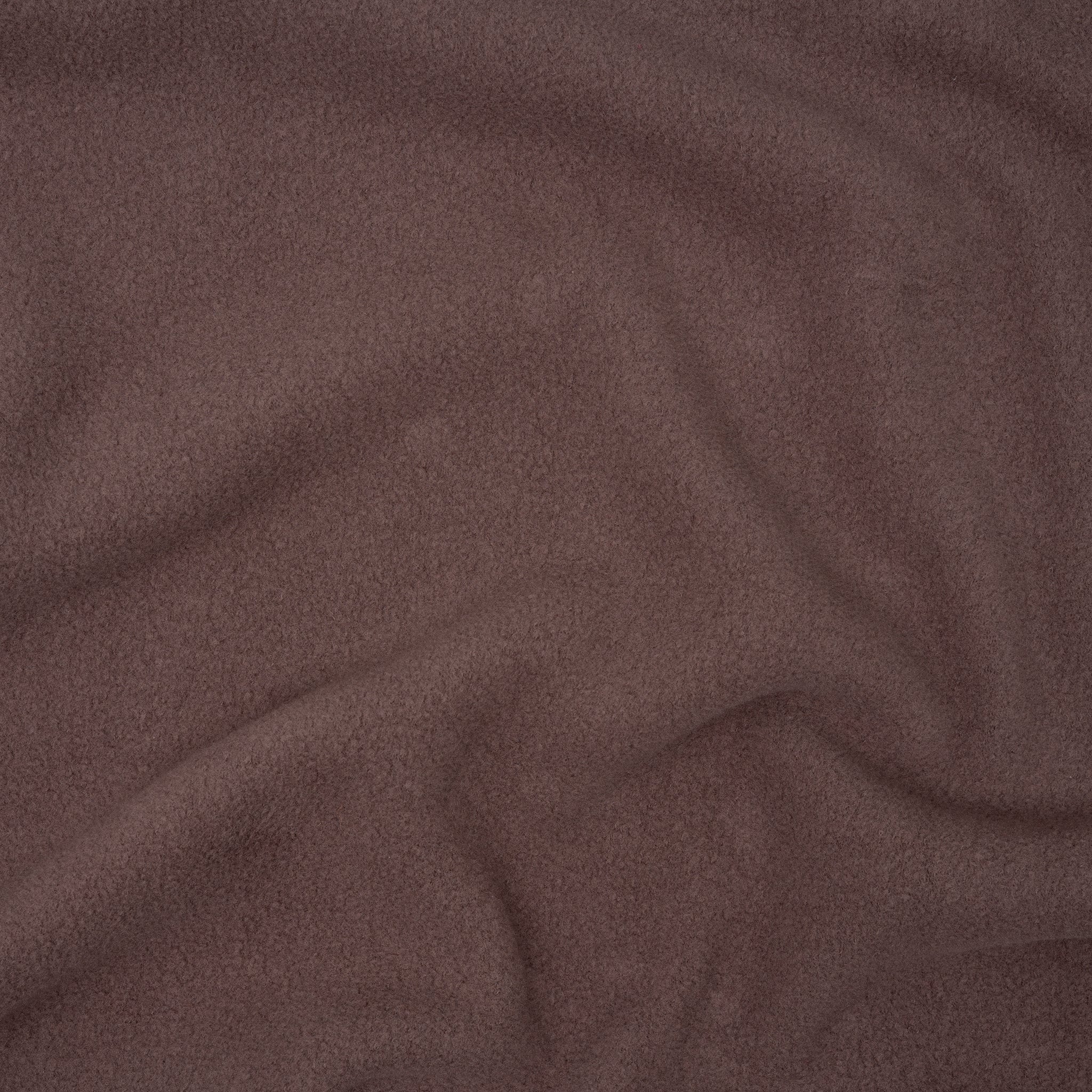 Bio Baumwollfleece Staubbraun | Stoffwerk