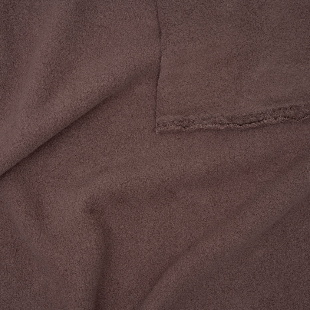 Bio Baumwollfleece Staubbraun | Stoffwerk