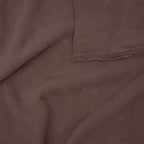 Bio Baumwollfleece Staubbraun | Stoffwerk