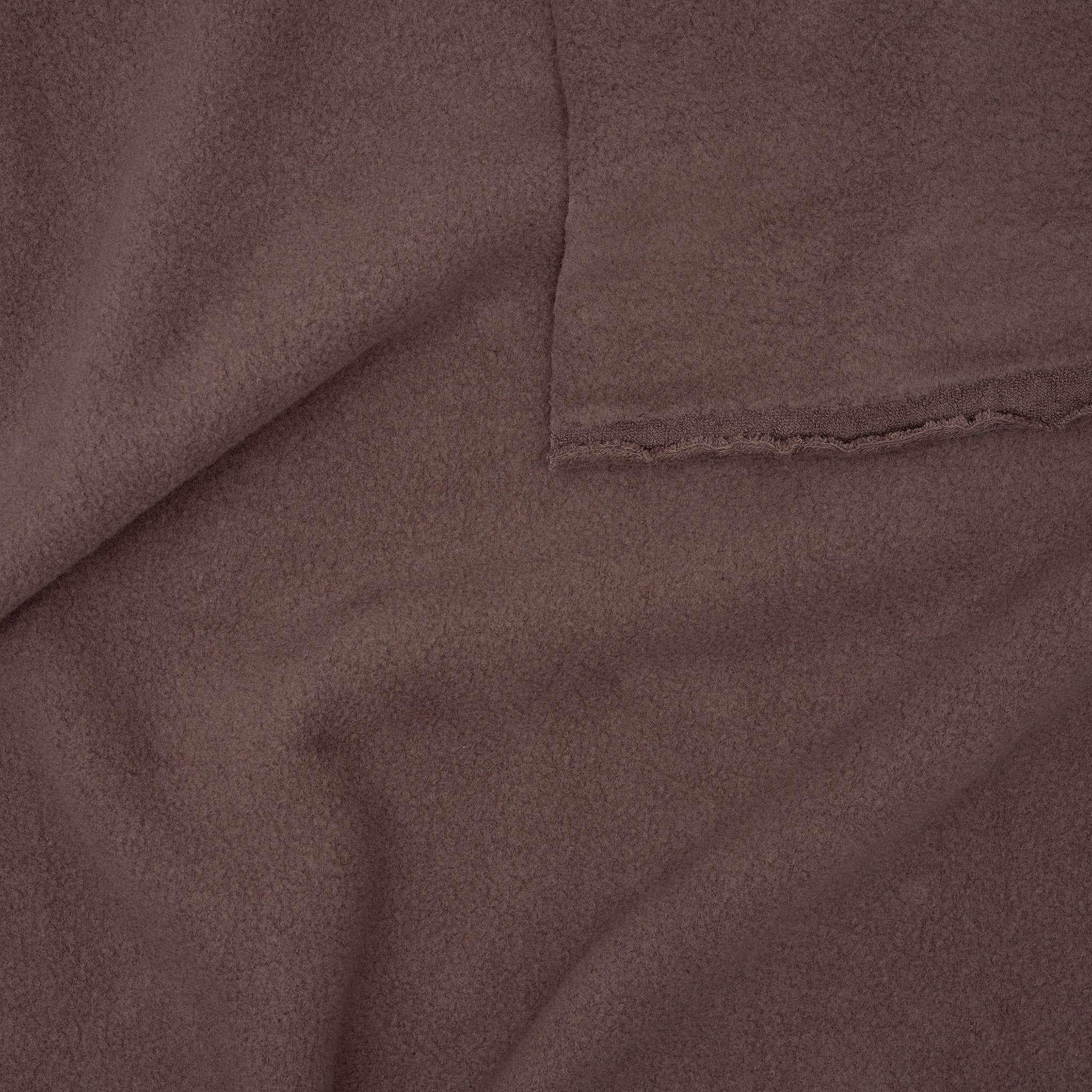 Bio Baumwollfleece Staubbraun | Stoffwerk