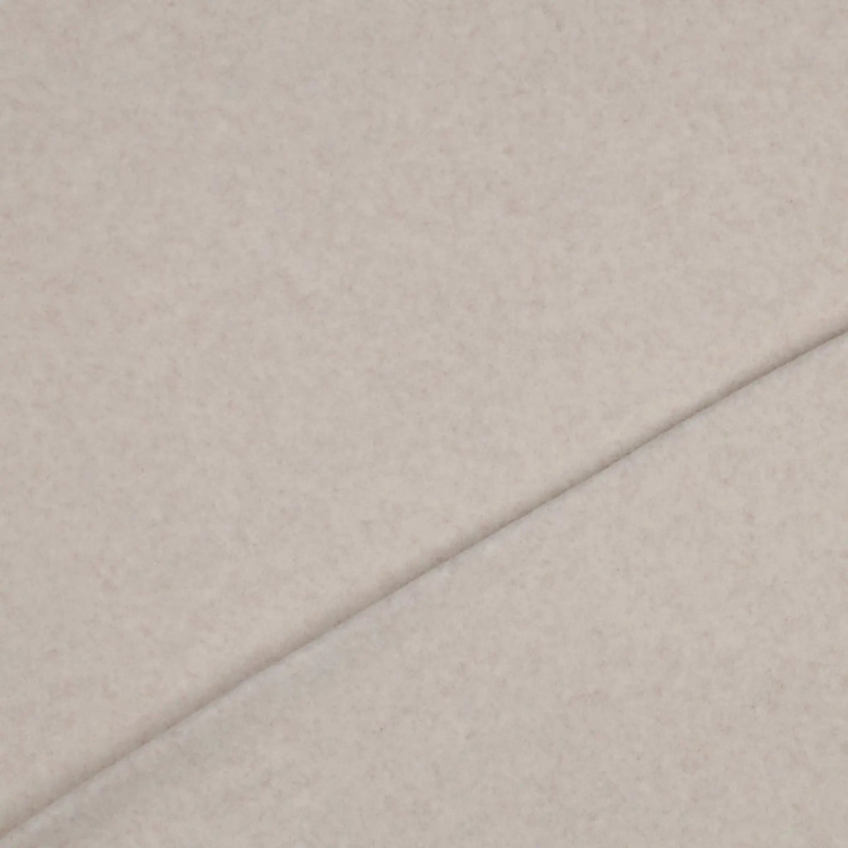 Bio Baumwollfleece Taupe Meliert | Stoffwerk
