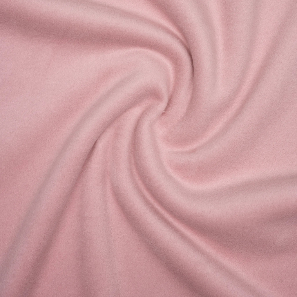 Bio Baumwollfleece zweiseitig polar helles Altrosa