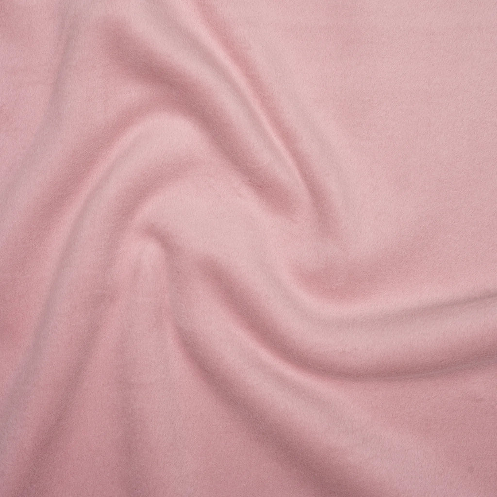 Bio Baumwollfleece zweiseitig polar helles Altrosa