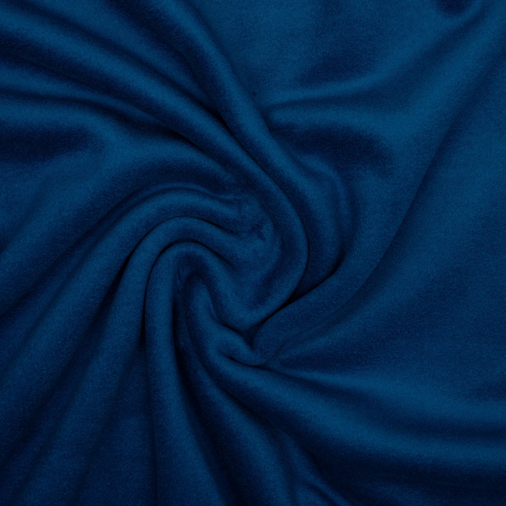 Bio Baumwollfleece zweiseitig polar Indigo