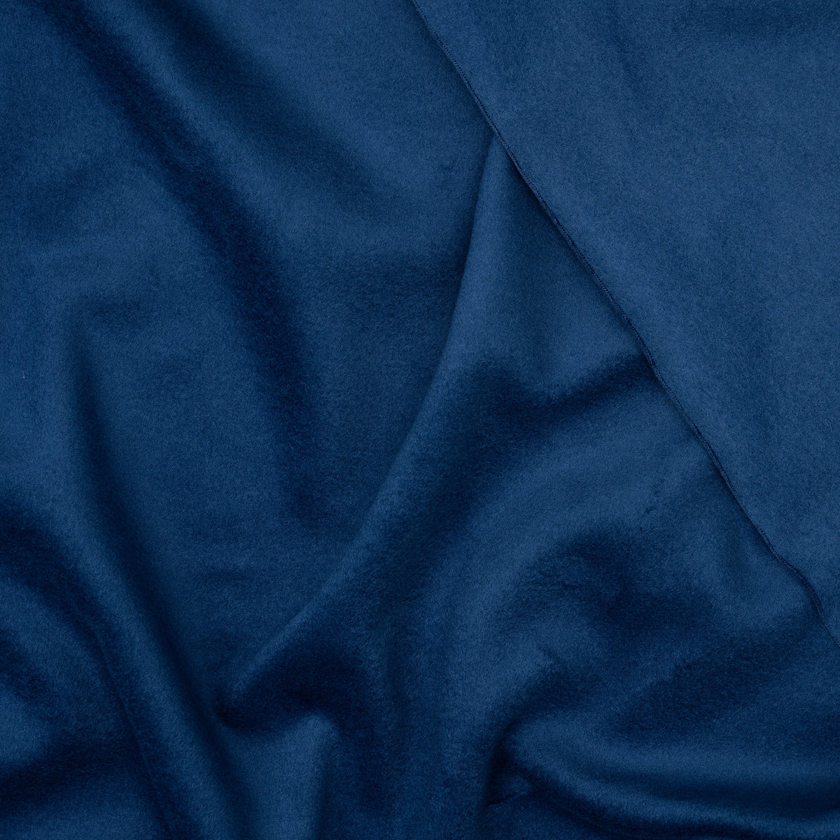 Bio Baumwollfleece Zweiseitig Polar Indigo | Stoffwerk