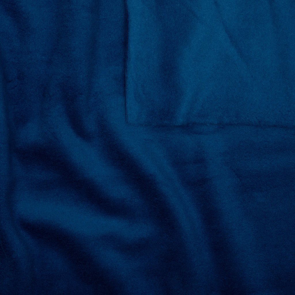 Bio Baumwollfleece zweiseitig polar Indigo