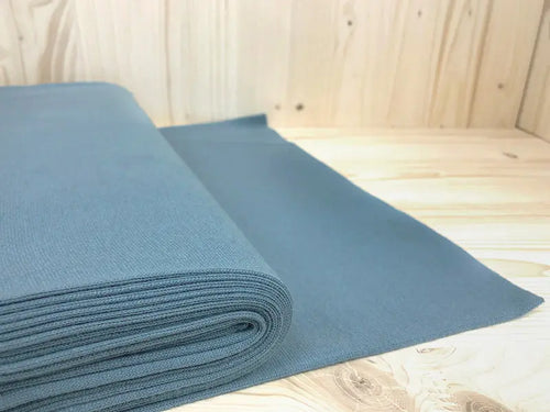 Bio Bündchen Rauchblau Grau | Stoffwerk