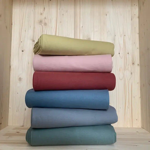 Bio Bündchen Rauchblau Grau | Stoffwerk