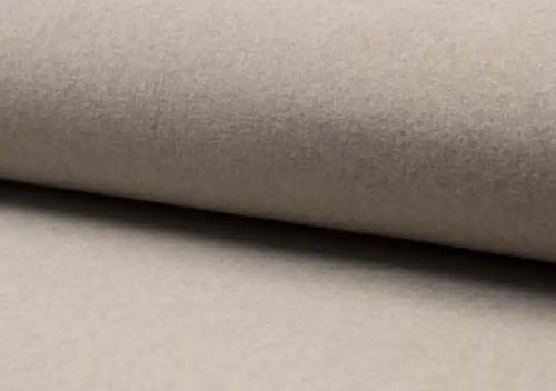 Bio Baumwollfleece Beige Sand Meliert | Stoffwerk
