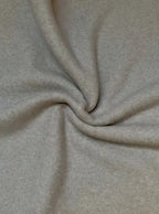 Bio Fleece Baumwolle beige sand meliert