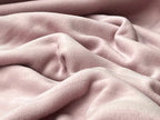 Bio Fleece Baumwolle helles altrosa