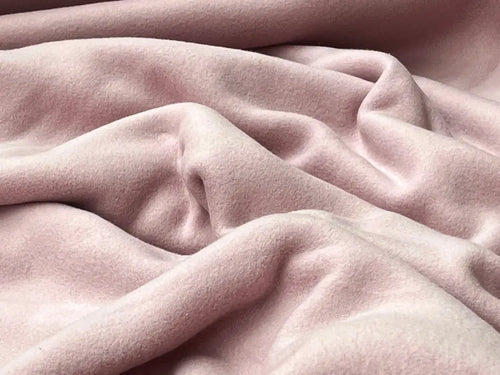 Bio Baumwollfleece Helles Altrosa | Stoffwerk