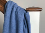 Bio Fleece Baumwolle jeansblau meliert