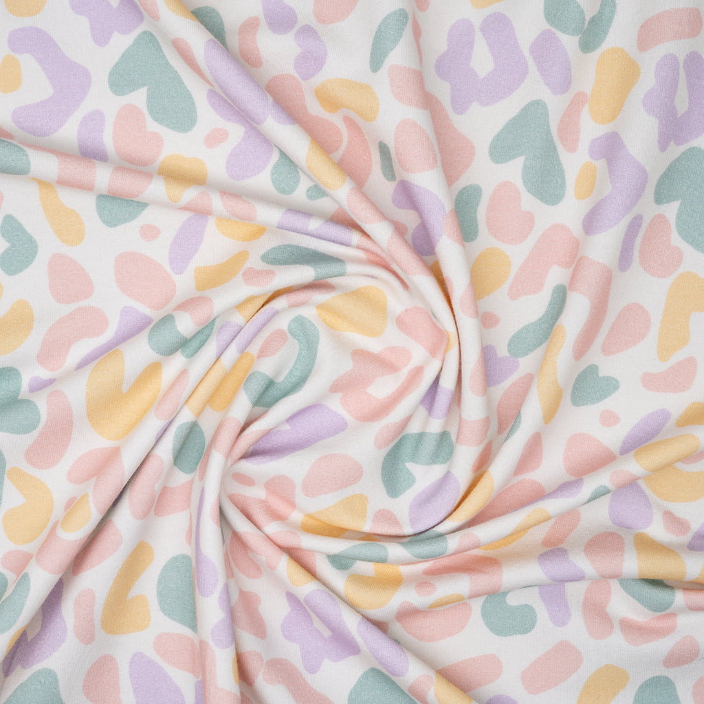 Bio French Terry Aquarell Pastell Leo