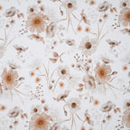 Bio French Terry Aquarell Wild Flowers Ecru