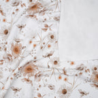 Bio French Terry Aquarell Wild Flowers Ecru