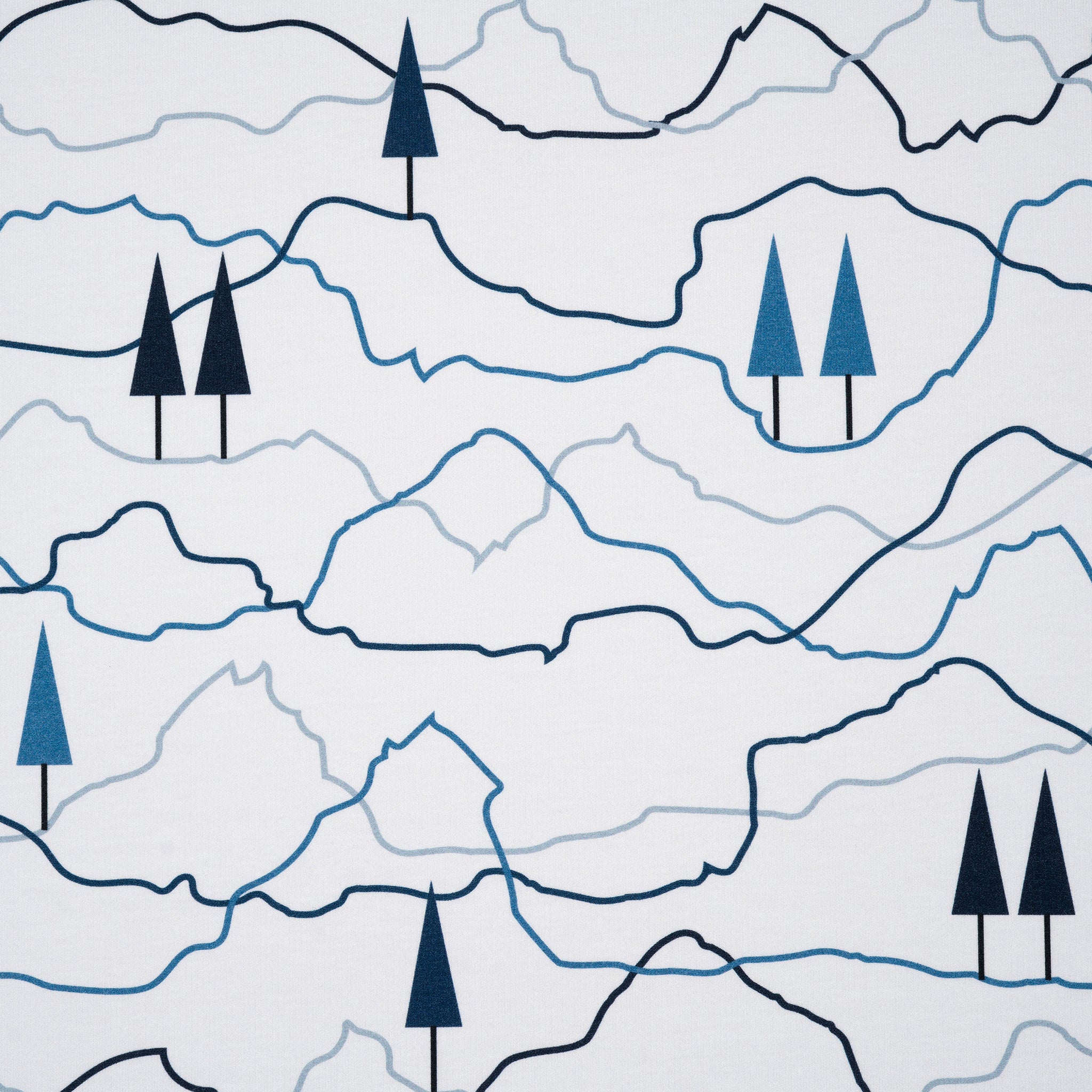 Bio French Terry Berglandschaft