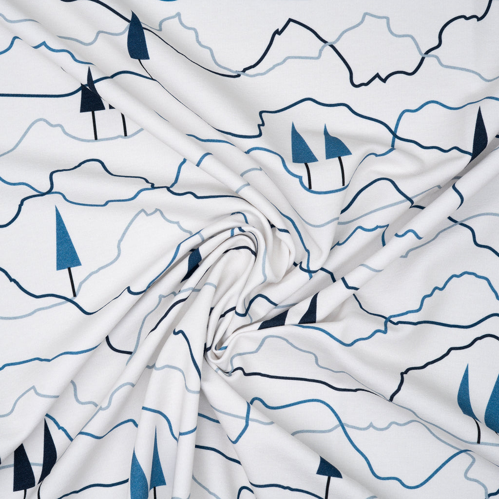 Bio French Terry Berglandschaft | Stoffwerk