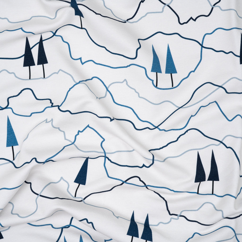 Bio French Terry Berglandschaft | Stoffwerk