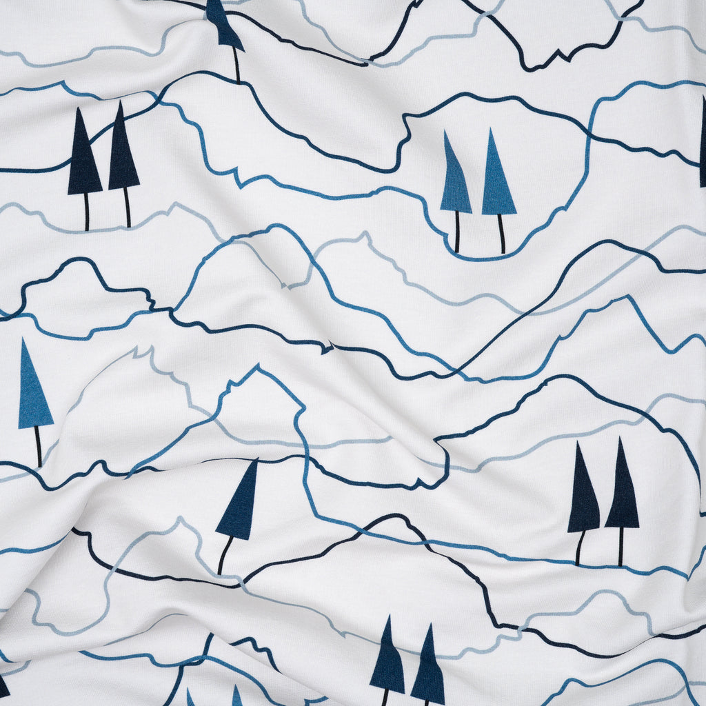 Bio French Terry Berglandschaft