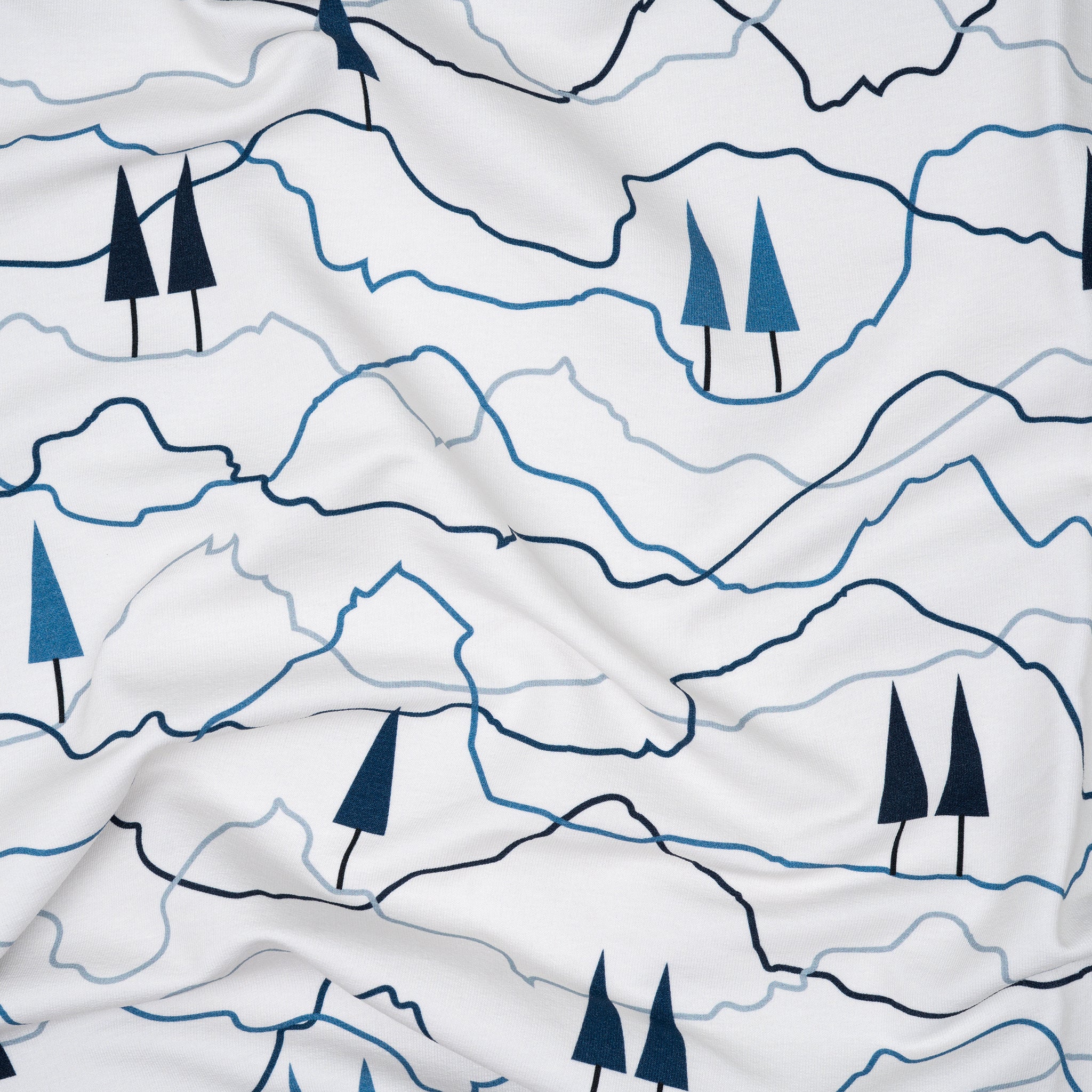 Bio French Terry Berglandschaft