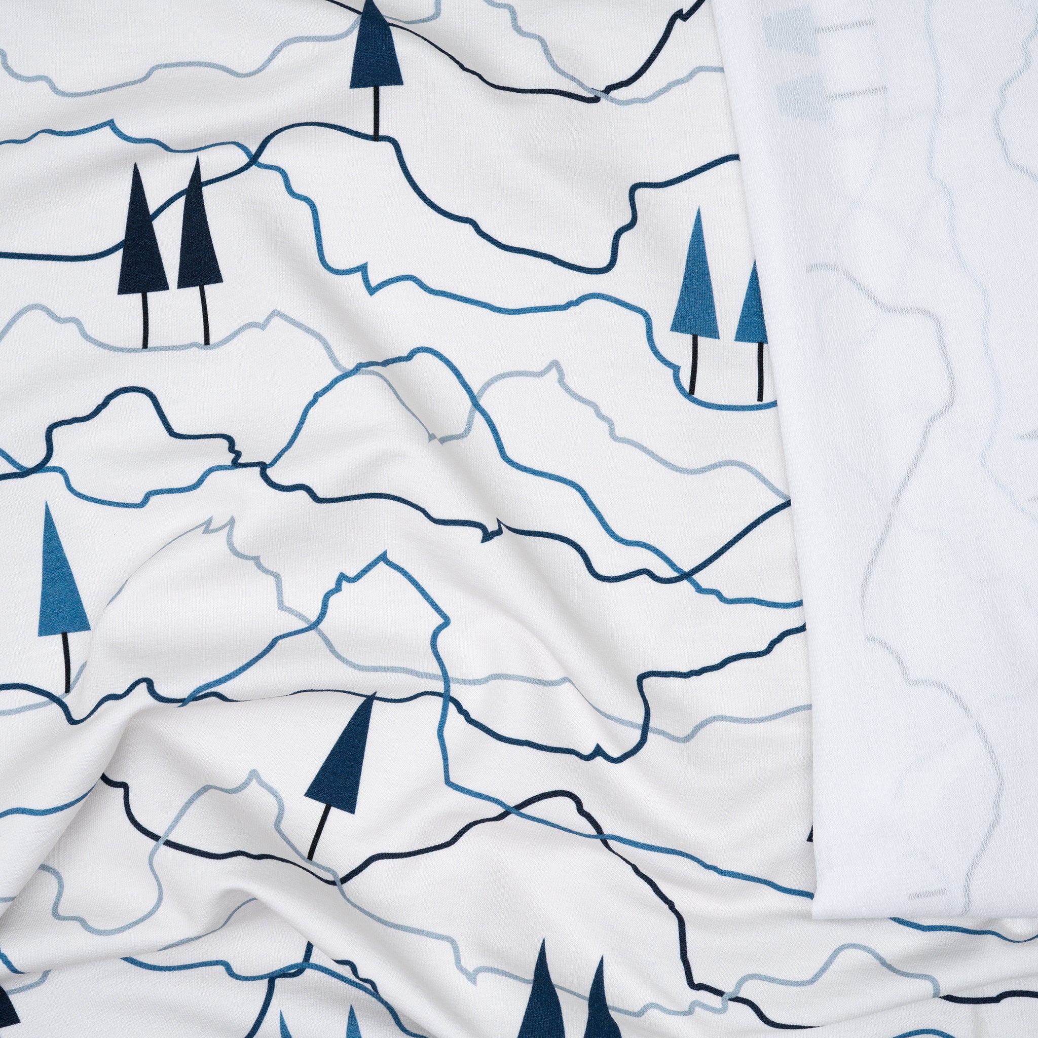 Bio French Terry Berglandschaft