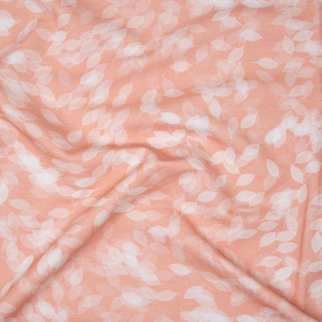 Bio French Terry Blätterreigen Rosa