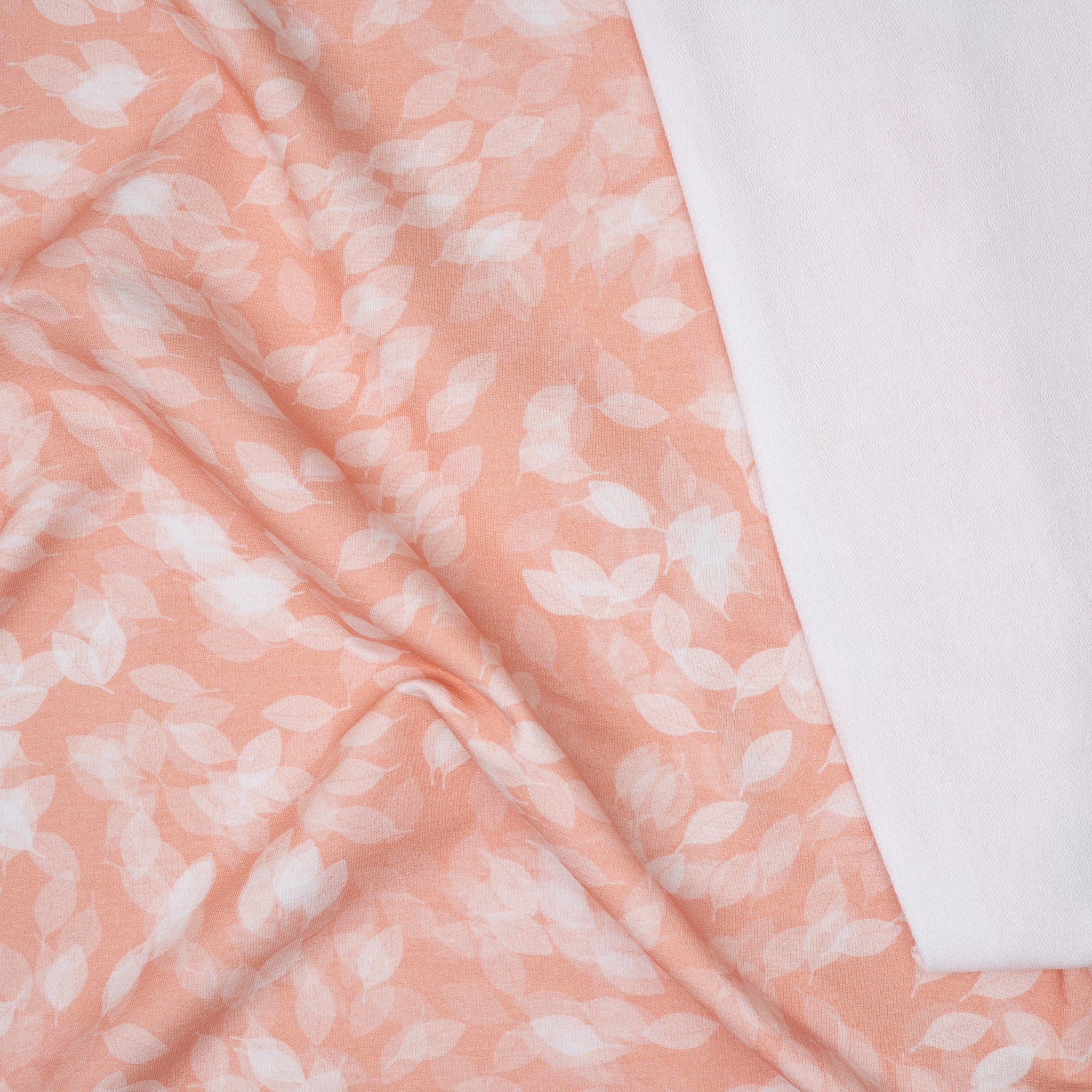 Bio French Terry Blätterreigen Rosa