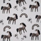 Bio French Terry Das Leo Pony Grau