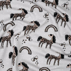 Bio French Terry Das Leo Pony Grau | Stoffwerk