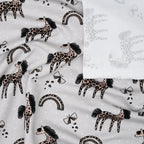 Bio French Terry Das Leo Pony Grau | Stoffwerk