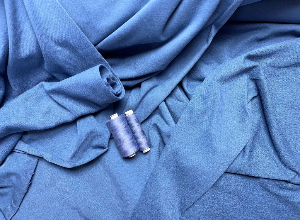 Bio French Terry dusty indigo