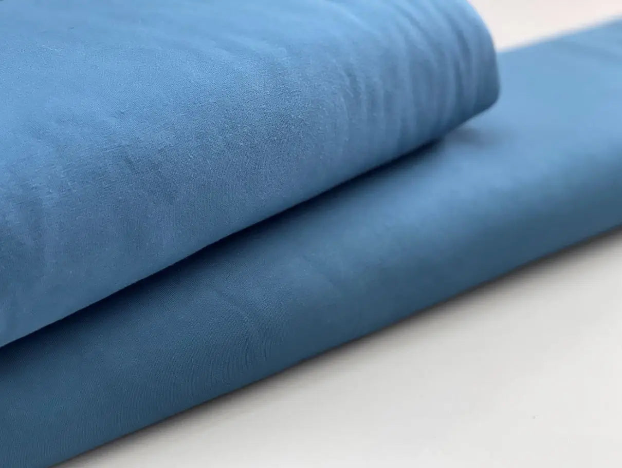 Bio French Terry dusty indigo