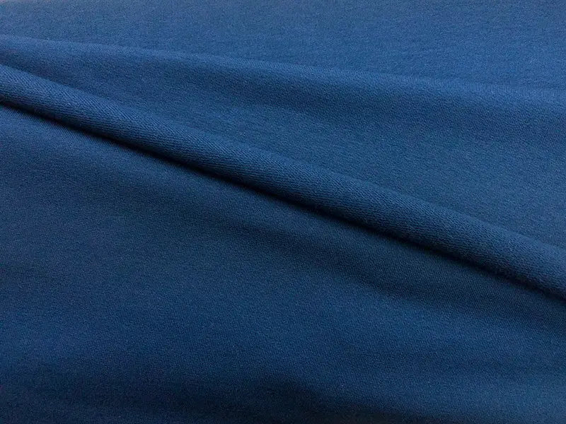 Bio French Terry dusty indigo blau