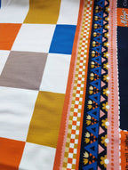 Bio French Terry Hamburger Liebe Al Lago Coperto Senfgelb Orange | Stoffwerk
